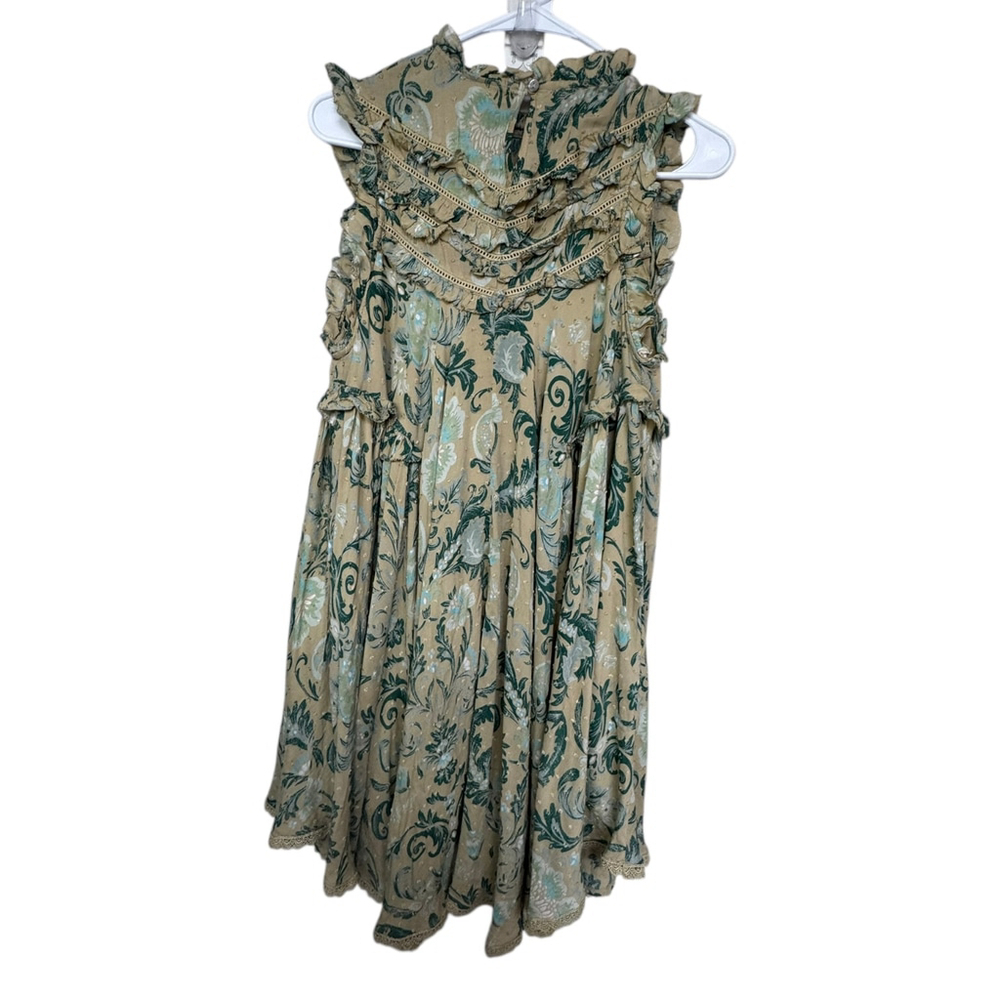 Spell and the Gypsy Collective Aurora Swing Dress Avocado Green Medium - Picture 5 of 14